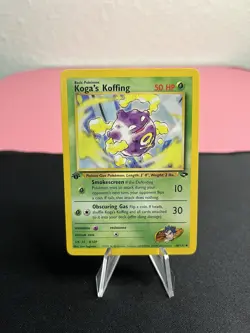 1st Edition Koga's Koffing 48/132 & 79/132 Pokemon Gym Challenge Trading Cards - Image 5