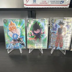 Dragon Ball Super Bandai Son Goku Bardock Vegeta Card Lot 5 Foil - Image 2