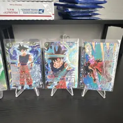 Dragon Ball Super Bandai Son Goku Bardock Vegeta Card Lot 5 Foil - Image 3