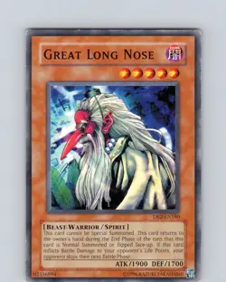 Yu-Gi-Oh TCG Great Long Nose DB2-EN180 Unlimited Regular Common Card Played MP - Image 1