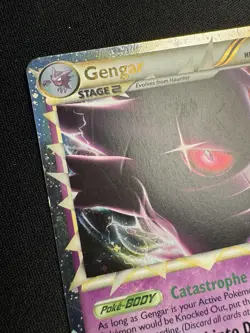 Gengar Prime Holo HGSS Triumphant Card 94/102 Ultra Rare MP READ DESC - Image 5