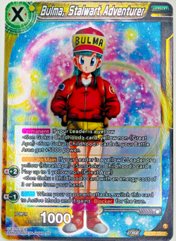 Bulma Stalwart Adventurer Foil | Dragon Ball Super Card Game LP - Image 1
