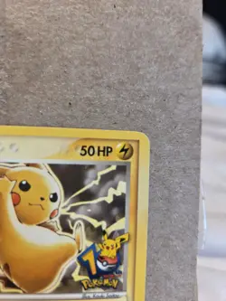 Pokemon Card - Pikachu 10th Anniversary Black Star Promo 012 Stamped - Image 2