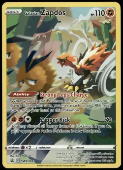 Pokemon Galarian Zapdos Promo SWSH: Sword & Shield Promo Cards SWSH283 NM Holo - Image 1