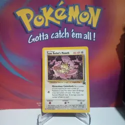 Team Rocket's Meowth (LP+/NM) Wotc Promo 18/53 Regular 40 HP Promo Card 2000 - Image 1