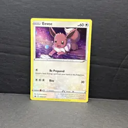 Pokemon Eevee SWSH127 Black Star Promo Holo Card Near Mint #1 - Image 1
