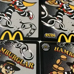 x6 Hamburglar 01/24 Free Cheeseburger - Mcdonalds 2026 Trading Card (Unredeemed) - Image 3