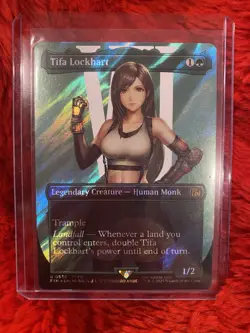 FF VII SALE - Tifa Lockhart (Borderless Surge) Final Fantasy X MTG - NM - Image 2