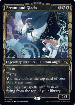 Errant and Giada (Showcase) - March of the Machine - Magic MTG NM - Image 1