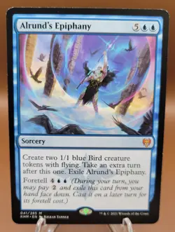 Alrund's Epiphany x1 MTG Kaldheim Magic Light Play LP English - Image 1
