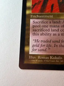Magic the Gathering Squandered Resources Visions NM - Image 3