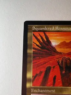 Magic the Gathering Squandered Resources Visions NM - Image 4