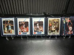 Micheal Jordan Shaquille O'Neil College Basketball cards Lot of 5 - Image 1
