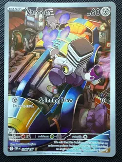 Pokemon TCG Varoom 206/197 Sv03: Obsidian Flames Holo Illustration Rare NM - Image 1