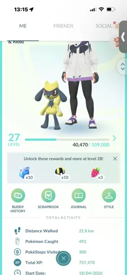 Pokemon Go (Stage 27) Shiny Riolu - Image 1