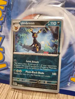 Umbreon Pokemon Obsidian Flames 130/197 EBGames Stamped Reverse Holo - Image 1
