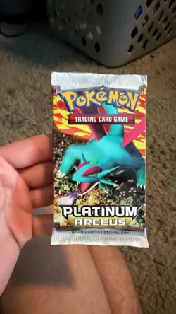 Pokemon Platinum Arcus Booster Pack Factory Sealed Salamence Artwork - Image 1