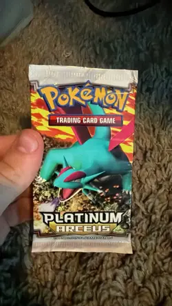 Pokemon Platinum Arcus Booster Pack Factory Sealed Salamence Artwork - Image 3