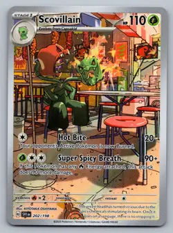 Pokemon TCG SV01: Scarlet & Violet Base Set Scovillain 202/198 - Image 1