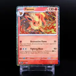 Flareon SVP 167 - Pokemon TCG Scarlet & Violet - NM Black Star Promo COSMOS HOLO - Image 1