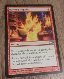 Burning Inquiry Core Set 2010 M10 (128/240) MTG Magic LP - Image 1