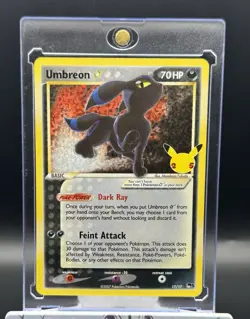 Pokemon TCG: Umbreon Gold Star 17/17 Celebrations 25th Anniversary NM/Mint! - Image 1
