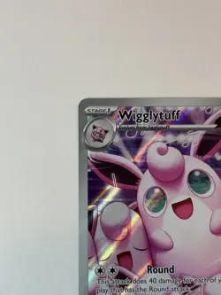Pokemon TCG Phantasmal Flames Wigglytuff #105/094 Illustration Rare NM - Image 4