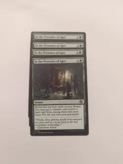 (4) In the Presence of Ages *PLAYSET* The Lost Caverns of Ixalan Regular NM MTG - Image 1
