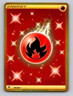 FIRE ENERGY 284/264 SEC FUSION STRIKE POKEMON NM - Image 1