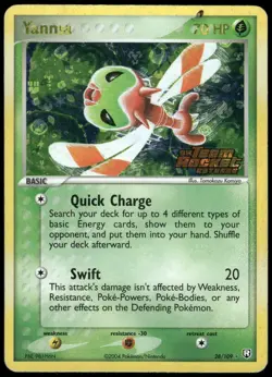 Pokemon Yanma Rare Team Rocket Returns 28/109 HP Reverse Holo - Image 1