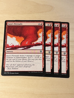 MTG - Jaya's Firenado - Dominaria United #134- Playset (X4) - Image 1
