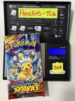 (SOLID)🔥 22.35g Pokemon TCG Surging Sparks Booster Pack Factory Sealed✅ - Image 1