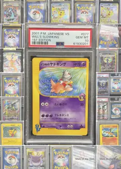 Pokemon Will's Slowking VS 1st Edition Japanese #077 PSA 10 Gem Mint - Image 1