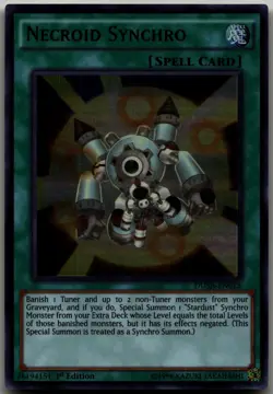Necroid Synchro Ultra Rare Duelist Saga DUSA-EN015 LP - Image 1