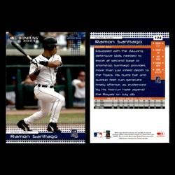 Ramon Santiago Lot 5 Different Baseball Cards 2003-2010 Detroit Tigers Set MLB - Image 4