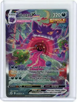 2021 Pokemon Fusion Strike Gengar VMAX Holo Secret Rare #271/264 - Image 1
