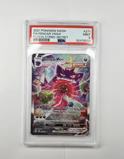Pokemon TCG Gengar VMax 271/264 Alternative Art Secret Fusion Strike PSA 9 MINT - Image 1
