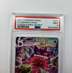 Pokemon TCG Gengar VMax 271/264 Alternative Art Secret Fusion Strike PSA 9 MINT - Image 2