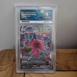 Pokemon Gengar VMAX Alternate Art Secret 271/264 Fusion Strike - ACE 9 MINT - Image 3