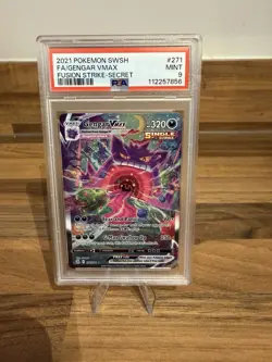 Pokemon TCG Gengar VMax 271/264 Alternative Art Secret Fusion Strike PSA 9 MINT - Image 2