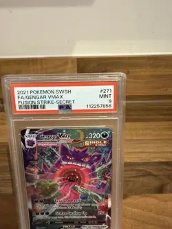 Pokemon TCG Gengar VMax 271/264 Alternative Art Secret Fusion Strike PSA 9 MINT - Image 3