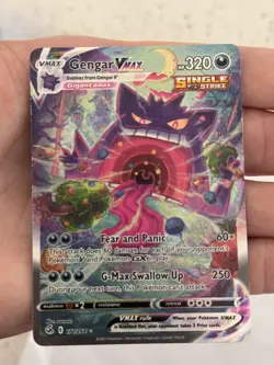 Pokemon Gengar VMAX Fusion Strike Secret 2021 Full Art 271/264 Raw - Image 1