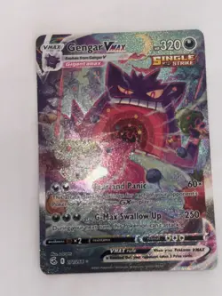 Pokemon Gengar VMAX Fusion Strike Secret 2021 Full Art 271/264 Raw - Image 4