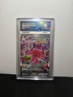 Pokemon Gengar VMAX Alternate Art Secret 271/264 Fusion Strike - ACE 9 MINT - Image 1