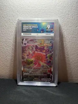 Pokemon Gengar VMAX Alternate Art Secret 271/264 Fusion Strike - ACE 9 MINT - Image 2