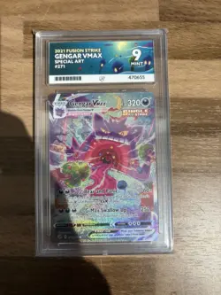 Pokemon Gengar VMAX Alternate Art Secret 271/264 Fusion Strike - ACE 9 MINT - Image 1