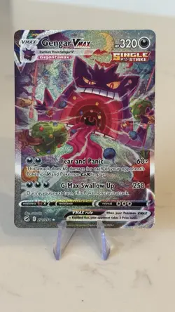 Pokemon TCG - Gengar VMAX Alt Art Secret Rare Card 271/264 Fusion Strike - Image 1