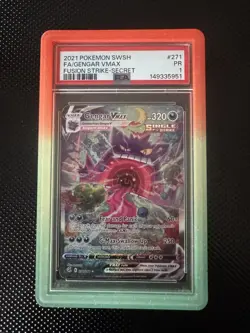 Pokemon Gengar VMAX Alternate Art Secret Rare Holo 271/264 Fusion Strike PSA 1 - Image 2