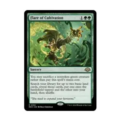 WOTC MtG Prerelease Promos Flare of Cultivation (R) (Foil) NM - Image 1