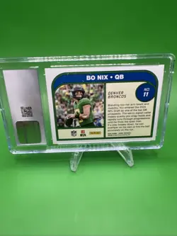 2024 Panini Score - ROOKIE - Denver Broncos - Protential - Bo Nix #11 CGC 9 MINT - Image 2
